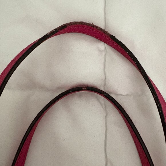 Michael Kors Jet Set Travel Leather Tote Fuschia Pink - Picture 14 of 14